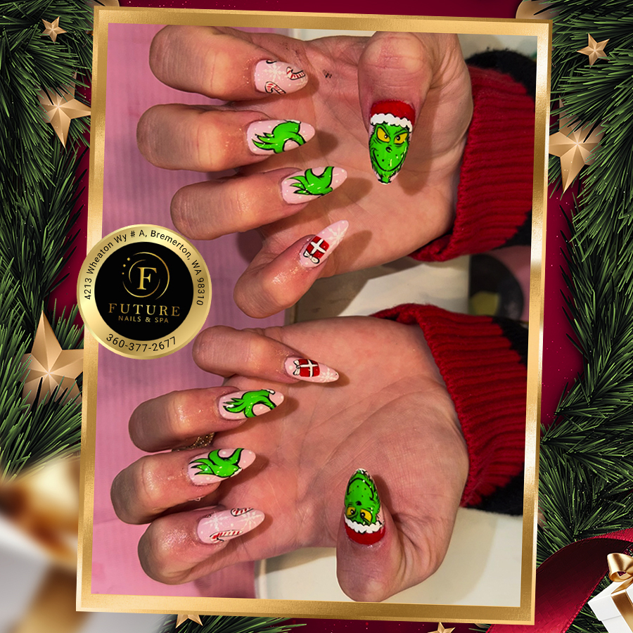xmas nail